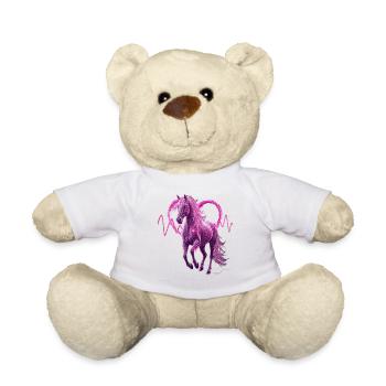 HerzschlagPferd - Teddy - Weiß - Vorne