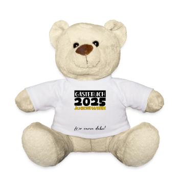 Jugendweihe 2025 Livre d’or Cadeau Filles Garçons - Nounours - blanc - Devant