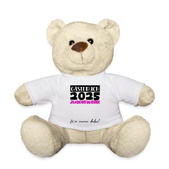 Jugendweihe 2025 Livre d’or Cadeau Filles Garçons - Nounours - blanc - Devant