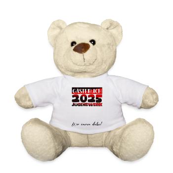 Jugendweihe 2025 Livre d’or Cadeau Filles Garçons - Nounours - blanc - Devant