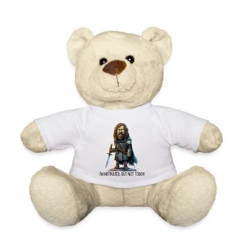 I'm Motivated, But Not Today – Role-Playing - Teddy Bear - white - Front
