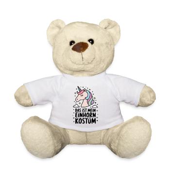 Das ist mein Einhorn Kostüm - Teddy - Weiß - Vorne