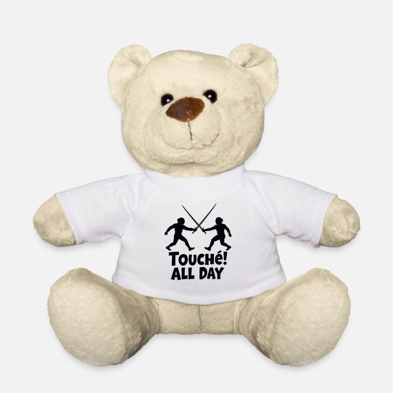 Touché! All Day - Teddy Bear - white