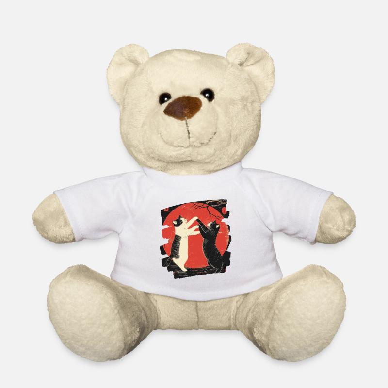 Japanischer Katzen Kampf - Teddy - Weiß