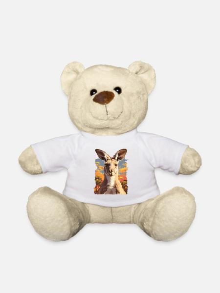Kangourous Kangourou - Nounours - blanc