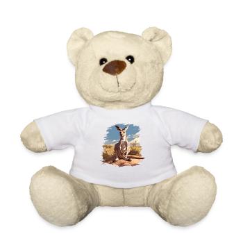 Kangaroos Kangaroo - Teddy Bear - white - Front