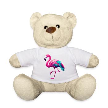 Flamant - Nounours - blanc - Devant
