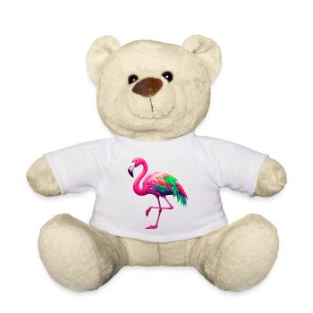 Flamingo - Teddy - Weiß - Vorne