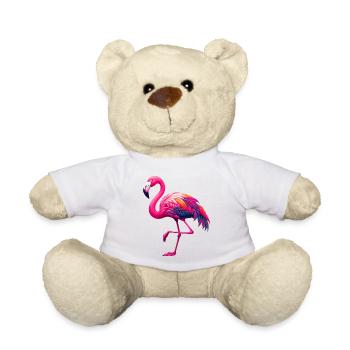Flamant - Nounours - blanc - Devant