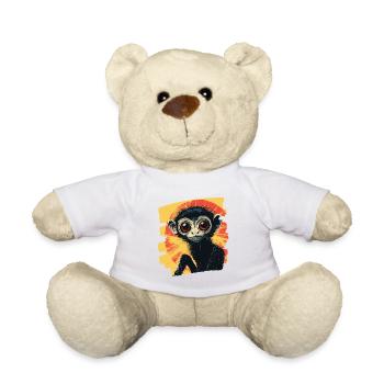 Singe araignée rétro - Nounours - blanc - Devant