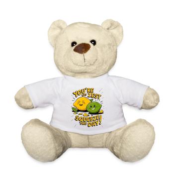 You're the Zest | Squeeze the Day Shirt - Teddy Bear - white - Front