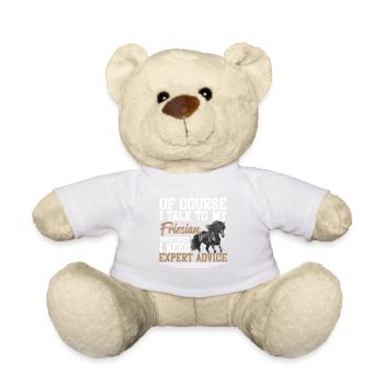 Bien sûr, je parle à mon frison, parfois - Nounours - blanc - Devant