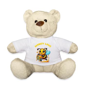 Abeille Abeille Abeille - Nounours - blanc - Devant