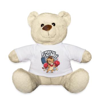 Je peux pas j'ai boxe - Nounours - blanc - Devant