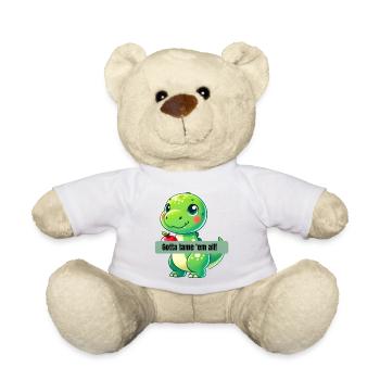 Gotta tame em all! T-Rex - Teddy - Weiß - Vorne