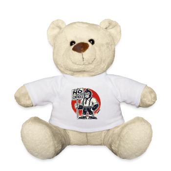 Gorilla Protest: Say No to Rules & Control! - Teddy Bear - white - Front