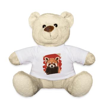 Roter Panda - Teddy - Weiß - Vorne