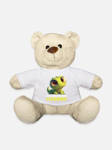 Eidechsen Eidechse - Teddy - Weiß