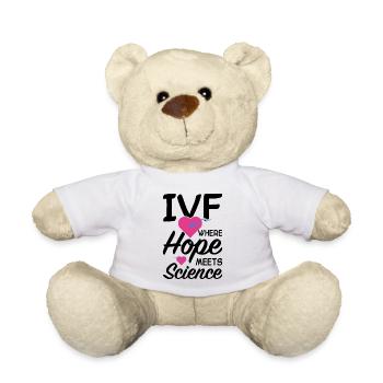 Leihmutter IVF Transfer Tag - Teddy - Weiß - Vorne