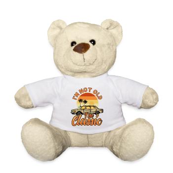 I´m not old I´m Classic Geschenk Funny Cars - Teddy - Weiß - Vorne