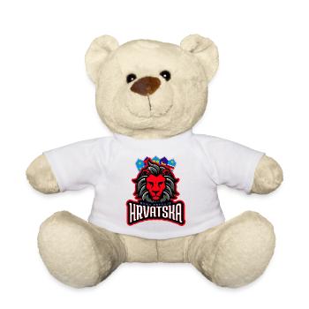 HRVATSKA MAJICA HRVATSKA LAV - Teddy - Weiß - Vorne