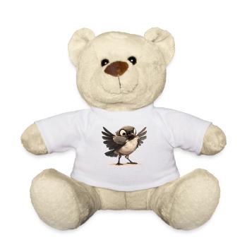 Magpies Magpie - Teddy Bear - white - Front