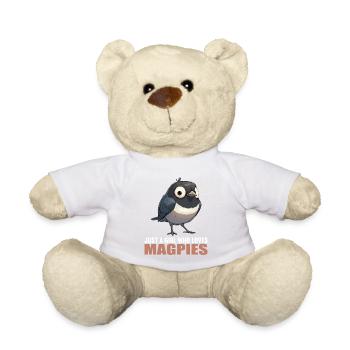 Magpies Magpie - Teddy Bear - white - Front