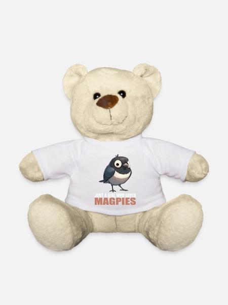 Elstern Elster - Teddy - Weiß