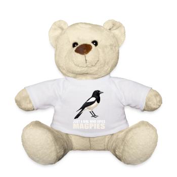 Magpies Magpie - Teddy Bear - white - Front