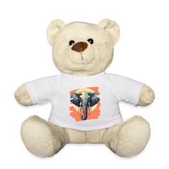 Elefant - Teddy - Weiß - Vorne
