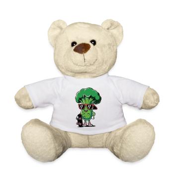 Cool Brocoli Skater Fun - Nounours - blanc - Devant
