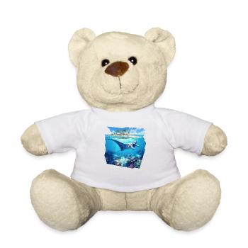 Raies manta Raies manta - Nounours - blanc - Devant