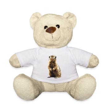 Marmottes Marmottes - Nounours - blanc - Devant