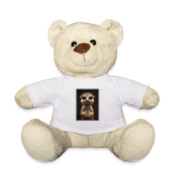 Meerkat Erdmännchen - Teddy - Weiß - Vorne