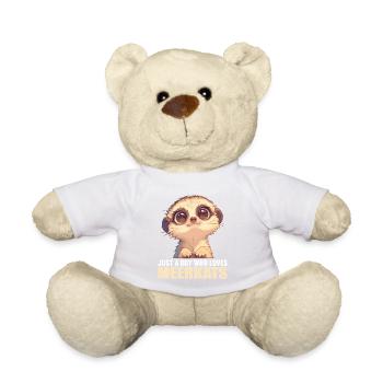 Meerkat Erdmännchen - Teddy - Weiß - Vorne