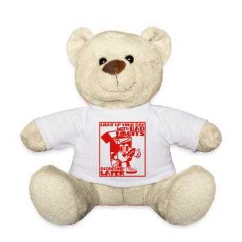 Tobacco abuse is for your health - Teddy Bear - white - Front