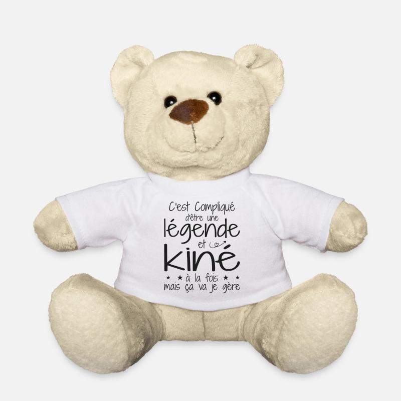 Une légende et Kiné - Nounours - blanc