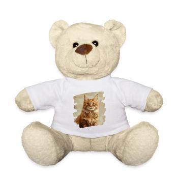Maine coon - Nounours - blanc - Devant