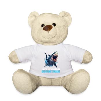 Grands requins blancs Grand requin blanc - Nounours - blanc - Devant