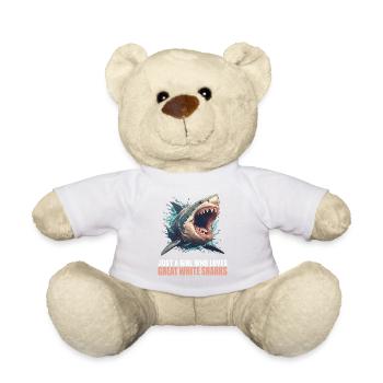 Grands requins blancs Grand requin blanc - Nounours - blanc - Devant