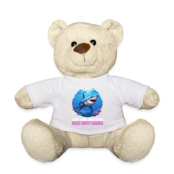 Grands requins blancs Grand requin blanc - Nounours - blanc - Devant