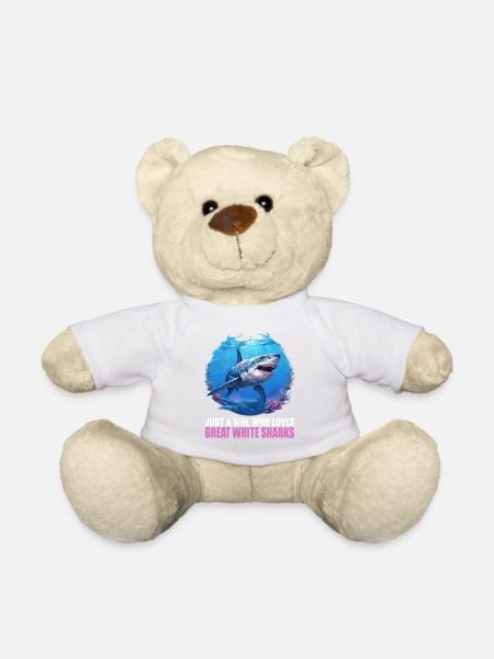 Weiße Haie Weißer Hai - Teddy - Weiß