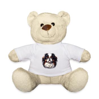 Hundegesicht - Japan Chin - Teddy - Weiß - Vorne