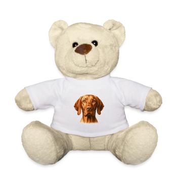 Hundegesicht - Magyar Vizsla - Teddy - Weiß - Vorne