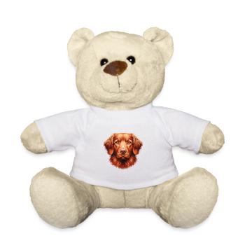 Dog Face - Nova Scotia Duck Tolling Retriever - Teddy Bear - white - Front