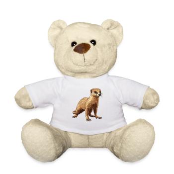 La mangouste de mangouste - Nounours - blanc - Devant