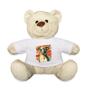 American Staffordshire 2 - Teddy - Weiß - Vorne
