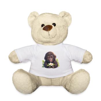 Mountain gorillas Mountain gorilla - Teddy Bear - white - Front