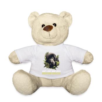 Mountain gorillas Mountain gorilla - Teddy Bear - white - Front