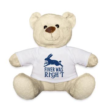 FIVER AVAIT RAISON - Nounours - blanc - Devant